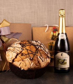Panettone CiokoPera Natale 2020 con Spumante dolce