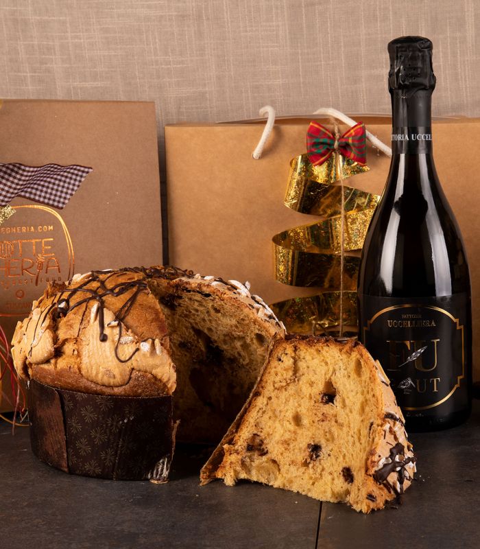 Panettone CiokoPera Natale 2020 con Spumante dolce
