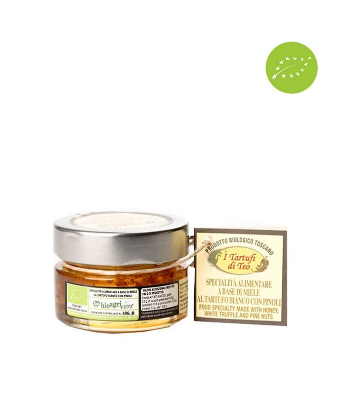 Miele al Tartufo Bianco e Pinoli Bio I TARTUFI DI TEO