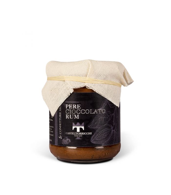 Confettura Gourmet  Pera, Cioccolato e Rum CASTELTORRICCHI