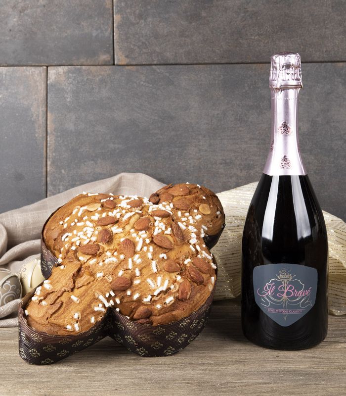 Colomba Classica e Spumante Rosato PASQUA 2024
