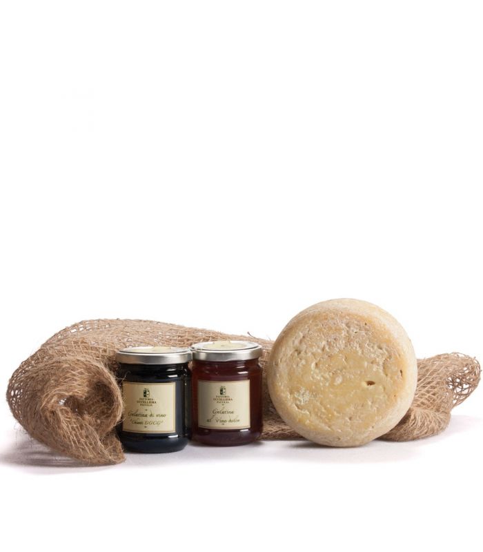  Pecorino toscano + gelatine di vino