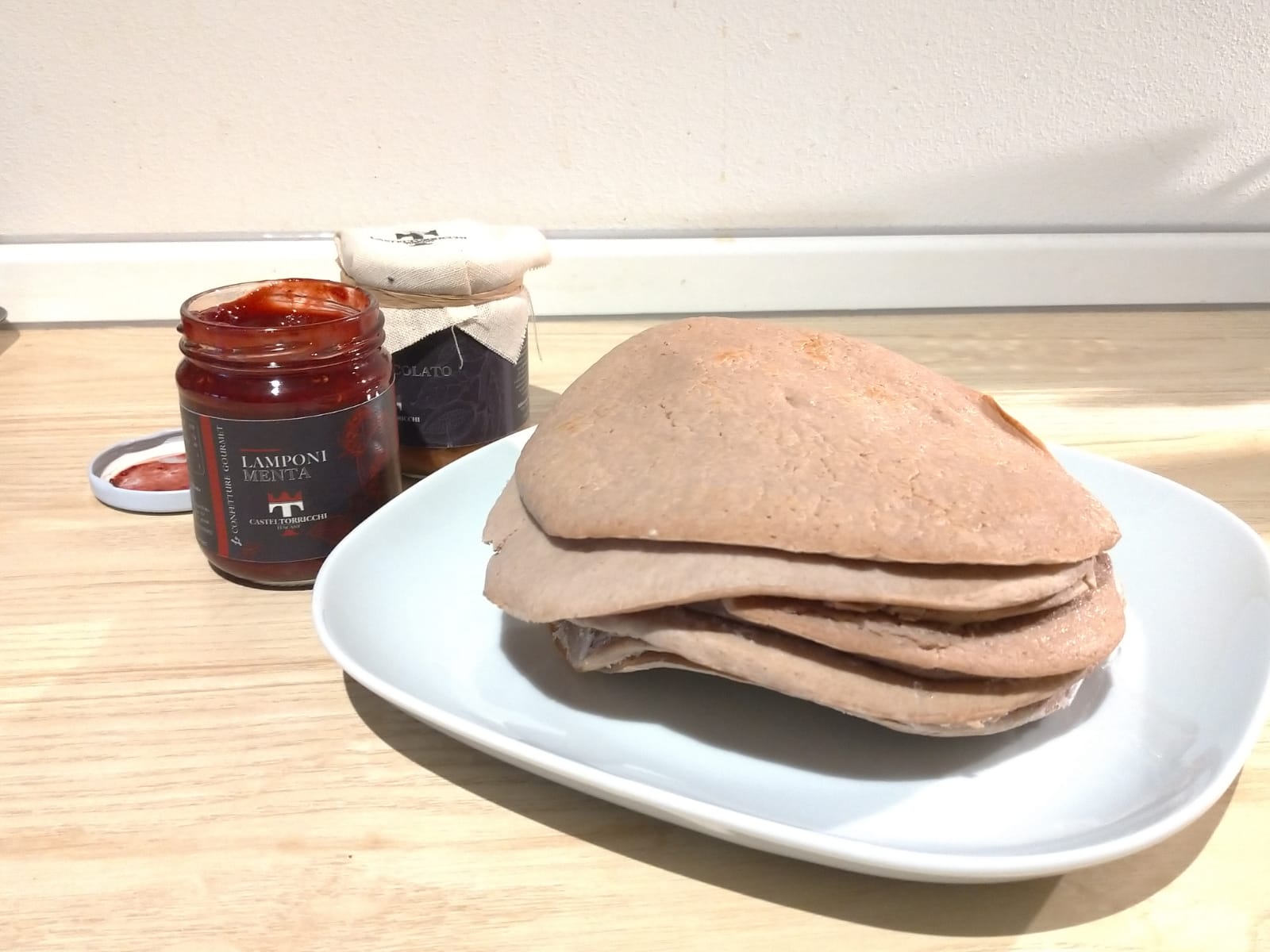 pancake yogurt greco e farina di avena senza uova